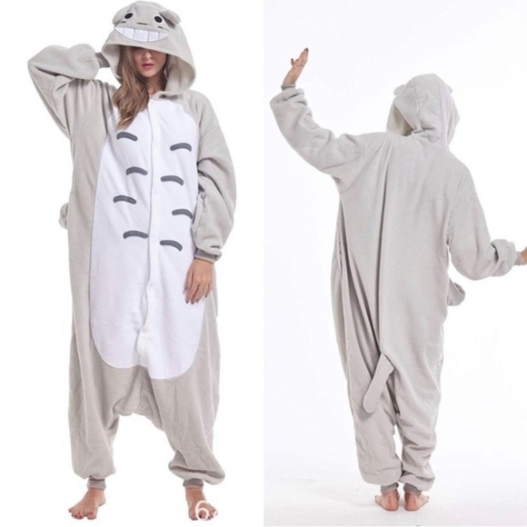 Studio Ghibli | Long Sleeve Totoro Pajamas Costume | Size women's medium AS IS - Picture 1 of 11